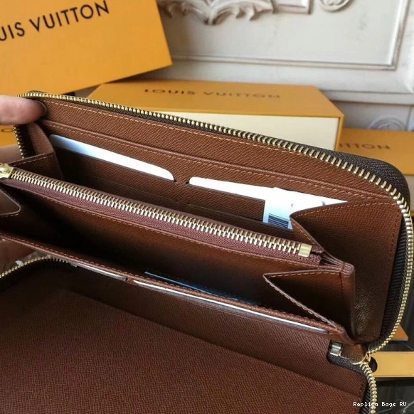Affordable VUITTON ZIPPY ORGANIZER LOUIS 0807